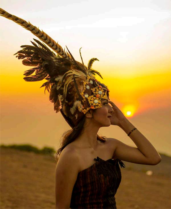 girl in Fehan Fulan Festival