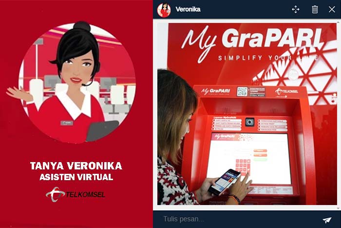 Layanan Tanya Veronika Asisten Virtual Pelanggan Telkomsel