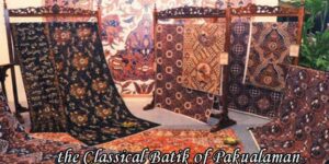 the Classical Batik of Pakualaman