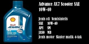 Advance AX7 Scooter SAE 10W-40